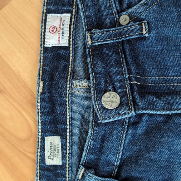 AG Prima Cigarette Ankle Jeans 27 11 Year Wash SLA - Picture 9 of 11